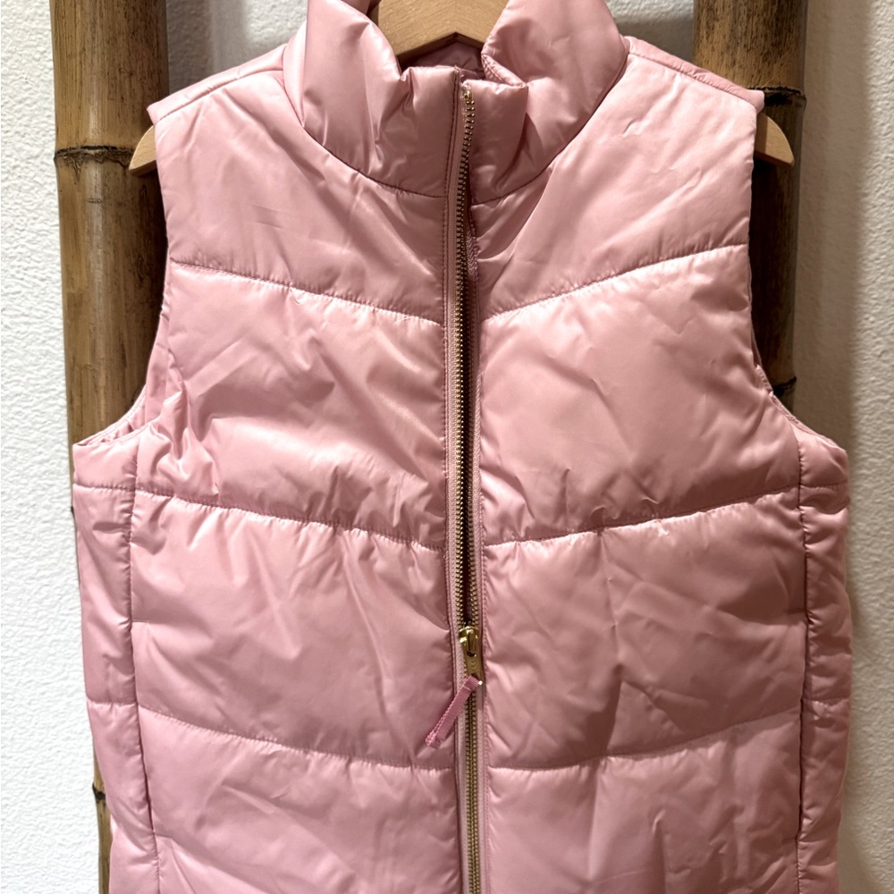 Girls winter vest by Crewcuts, size 6-7yo